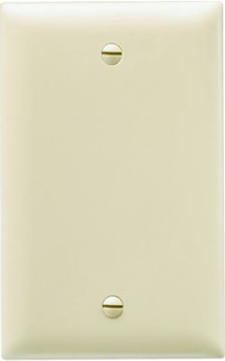 PASS & SEYMOUR TP13ICC30 WALL PLATE, BLANK, IVORY NYLON