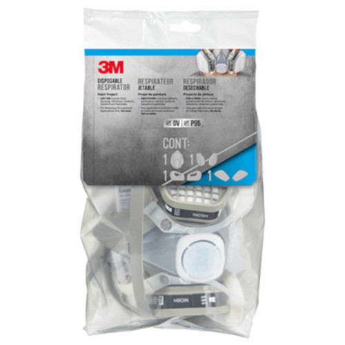 3M 52P71P1-C-M PAINT RESPIRATOR, DISPOSABLE, MEDIUM