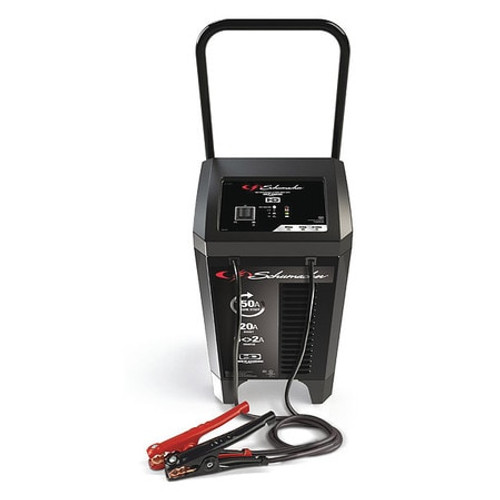 SCHUMACHER SC1364 AUTOMATIC WHEELED BATTERY CHARGER, 150/3