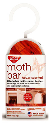 WILLERT HOME PRODUCTS 495.6T CEDAR-IZE MOTH BAR WITH CLOSET HANGER, 6
