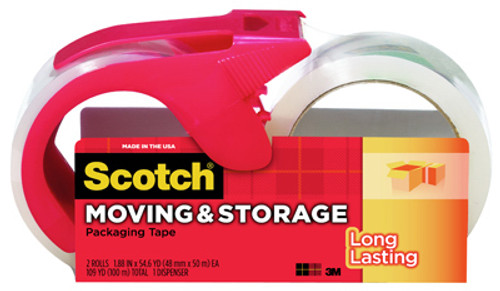 3M 3650-2-1RD MOVING & STORAGE PACKAGING TAPE, 54.6 YD