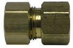 BRASS CRAFT 462-6-6X P FLARE ADAPTER, 3/8 COMPRESSION X 3/8-IN.