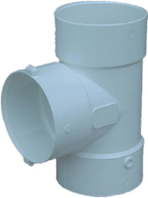 TIGRE USA INC 36-1083 PVC PIPE SEWER AND DRAIN BULL NOSE TEE, 