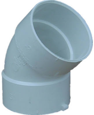 TIGRE USA INC 36-671 PVC PIPE SEWER AND DRAIN 45-DEGREE ELBOW