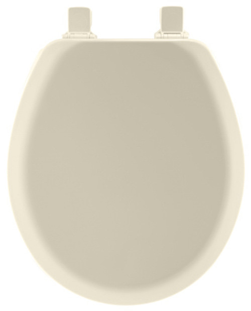 BEMIS MFG 41EC 346 ROUND MOLDED WOOD TOILET SEAT, EASY-CLEA