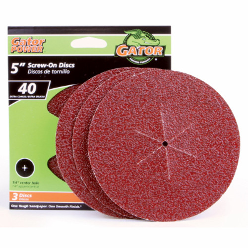 ALI INDUSTRIES 3032 5-PK., 5-IN. 60-GRIT SANDING DISC