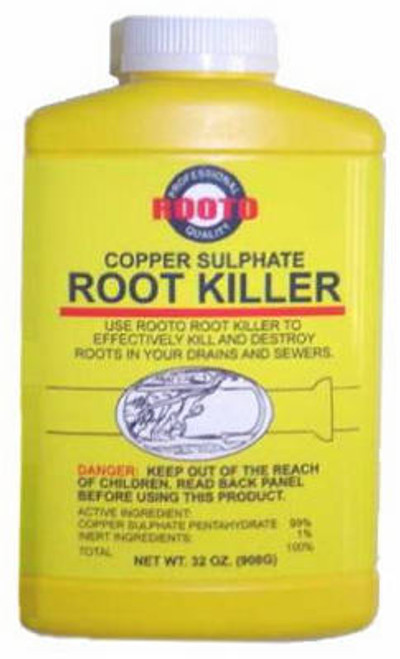 ROOTO CORPORATION 1185 ROOTO COPPER SULPHATE ROOT KILLER 2-LB ROOTO CORPORATION 1185 ROOTO COPPER SULPHATE ROOT KILLER 2-LB