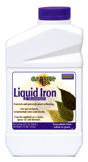 BONIDE PRODUCTS 299 LIQUID IRON COMPLEX FERTILIZER CONCENTRA