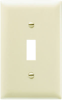 PASS & SEYMOUR TP1ICP10 10-PACK IVORY 1-TOGGLE NYLON WALL PLATES