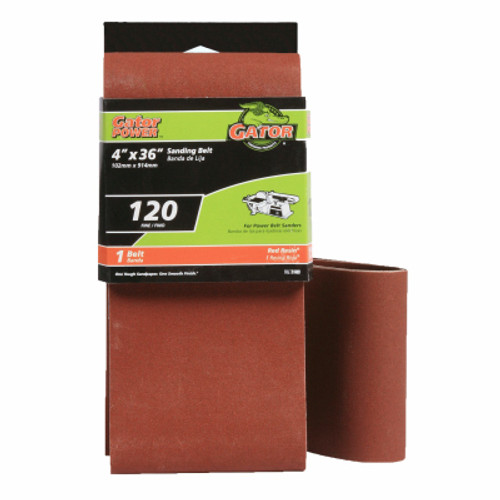 ALI INDUSTRIES 3190 4 X 36-IN. 120-GRIT BI-DIRECTIONAL SANDI