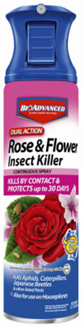 SBM LIFE SCIENCE CORP 701330A ROSE & FLOWER INSECT KILLER SPRAY, DUAL-