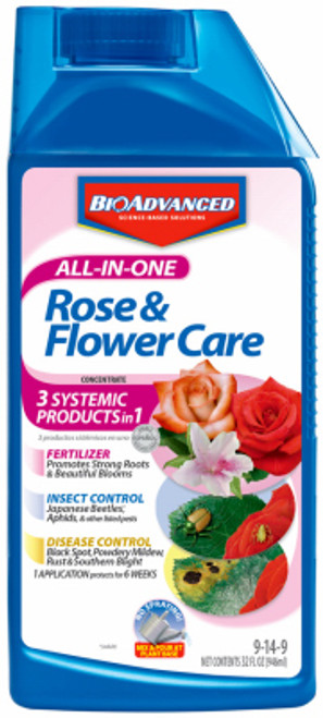 SBM LIFE SCIENCE CORP 701260B BIOADVANCED ROSE & FLOWER CARE, 32-OZ. C