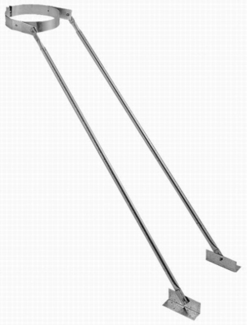 HI-TECH DURAVENT 6DP-XRB EXTENDED ROOF BRACKET, FOR 6-IN. DURAPLU