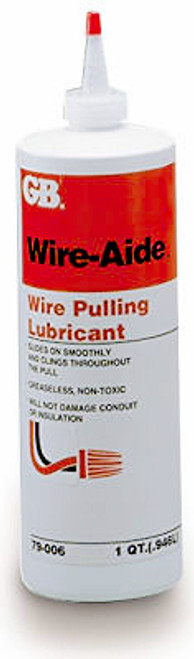 ECM INDUSTRIES LLC 79-006N QT. WIRE AIDE WIRE PULLING LUBRICANT