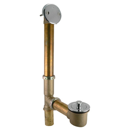 PLUMB PAK 610RB TUB DRAIN ASSEMBLY, BRASS, CHROME-PLATED PLUMB PAK 610RB TUB DRAIN ASSEMBLY, BRASS, CHROME-PLATED