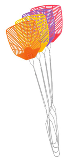 PIC CORPORATION WIRE FLY SWATTER, PLASTIC, ASSORTED COLORS