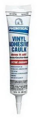 DAP PRODUCTS INC 07027 PHENOSEAL VINYL CAULK, CLEAR, 6-OZ.
