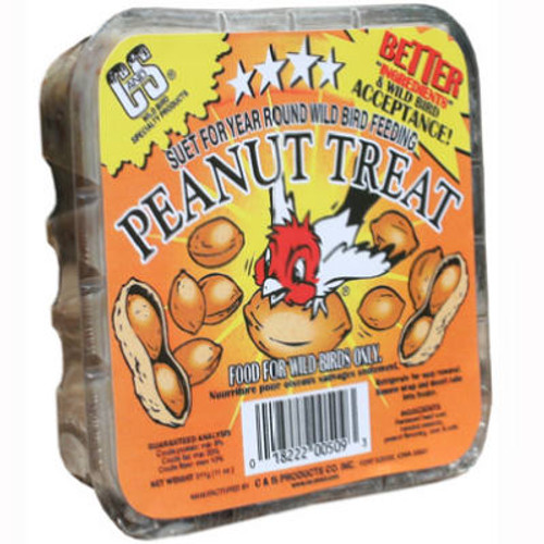 C&S PRODUCTS COMPANY IN 12509 SUET CAKE, PEANUT TREAT, 11-OZ.