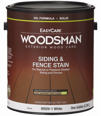TRUE VALUE MFG COMPANY WSOV1-GAL OIL HOUSE & TRIM STAIN, SOLID-COLOR, WHI