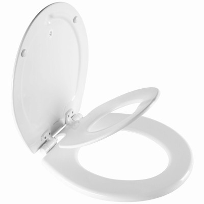 BEMIS MFG 88SLOW 000 NEXT STEP CHILD/ADULT TOILET SEAT, ROUND