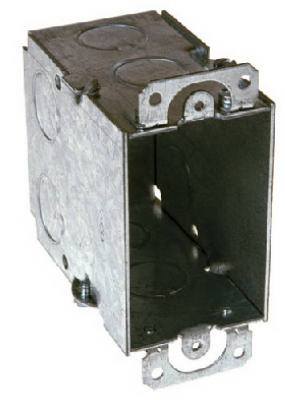 RACO 8590 SWITCH BOX, .5-IN. KNOCKOUTS, 3 X 3.5-IN
