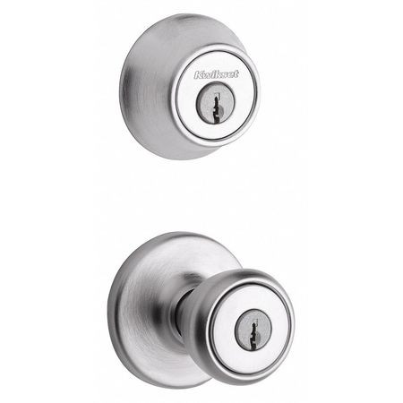 KWIKSET CORPORATION 690T 26D RCAL RCS SAT CHR COMBO LOCKSET
