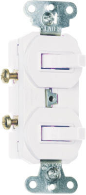PASS & SEYMOUR 696WGCC6 GROUNDING SINGLE-POLE/3-WAY SWITCH, 15-A