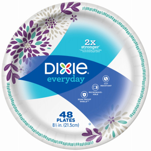 GEORGIA-PACIFIC CONSUMER PRODUCTS 15289 DIXIE 48PK 8X1/2 PLATES