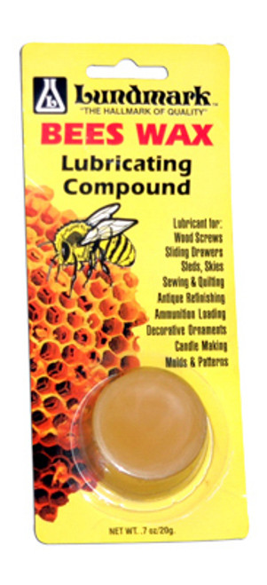 LUNDMARK WAX CO. 9105W.7 BEES WAX LUBRICATING COMPOUND, .7-OZ.