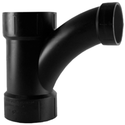 CHARLOTTE PIPE & FOUNDR ABS 00502  1200HA ABS/DWV LONG TURN TEE WYE, HUB X HUB X H