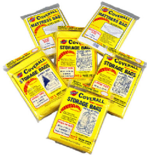 WARP BROTHERS CB-70 MATTRESS STORAGE BAG, QUEEN-FULL, CLEAR 