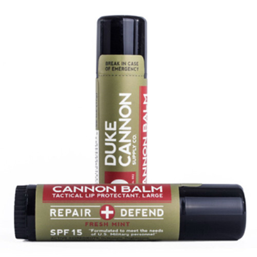 DUKE CANNON SUPPLY COMPANY CBALM1 CANNON BALM LIP BALM, FRESH MINT, .56-OZ