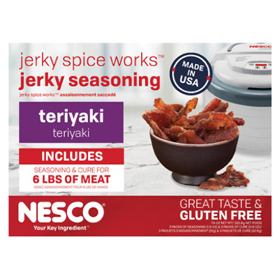 METAL WARE CORP. BJT-6 TERIYAKI JERKY SPICE, 3-PK.