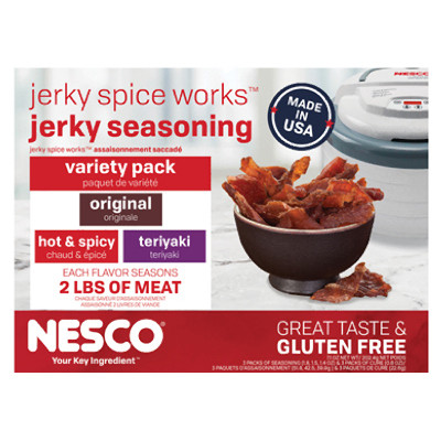 METAL WARE CORP. BJV-6 BEEF JERKY SPICES, VARIETY PACK
