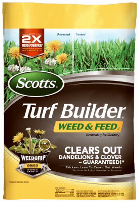 THE SCOTTS MIRACLE-GRO 25009 TURF BUILDER WEED AND FEED, 28-0-3, COVE