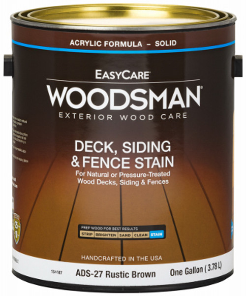 TRUE VALUE MFG COMPANY ADS27-GL ACRYLIC DECK, SIDING & FENCE STAIN, SOLI