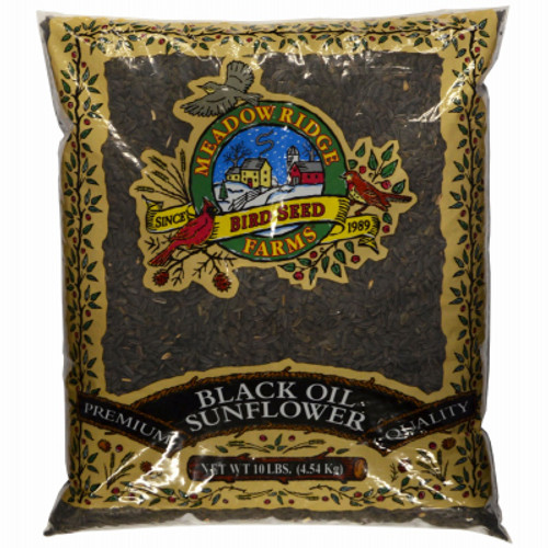 JRK SEED B200010 BLACK SUNFLOWER WILD BIRD FOOD, 10-LBS.