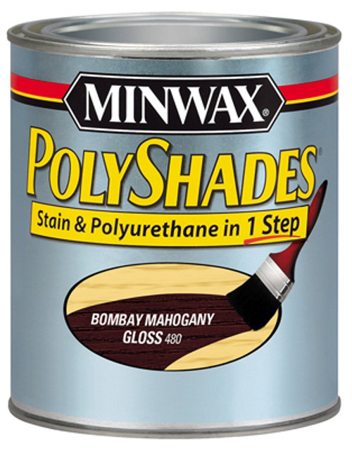 MINWAX 61480 1-QT. BOMBAY MAHOGANY GLOSS POLYSHADES W