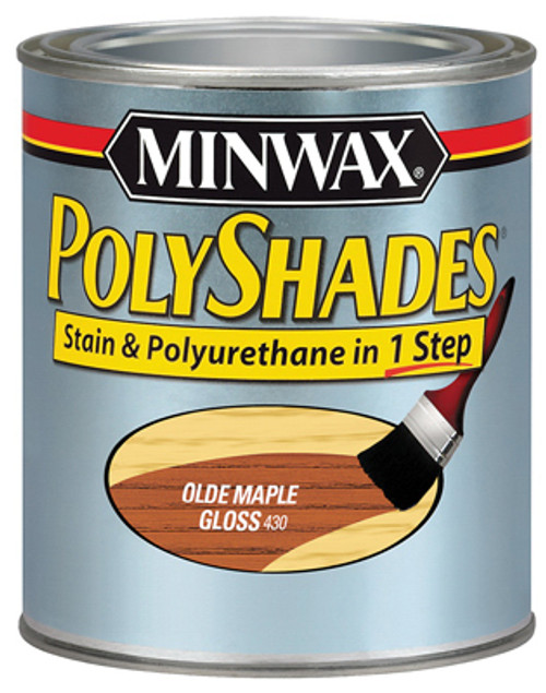 MINWAX 61430 1-QT. GLOSS OLDE MAPLE POLYSHADES WOOD S MINWAX 61430 1-QT. GLOSS OLDE MAPLE POLYSHADES WOOD S