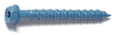 MIDWEST FASTENER 51214 MASONRY SCREW, 1/4 X 2-1/4-IN. STAR HEX 