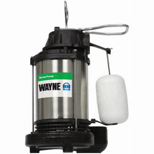 WAYNE WATER SYSTEMS CDU1000 SUMP PUMP, SUBMERSIBLE, VERTICAL SWITCH,