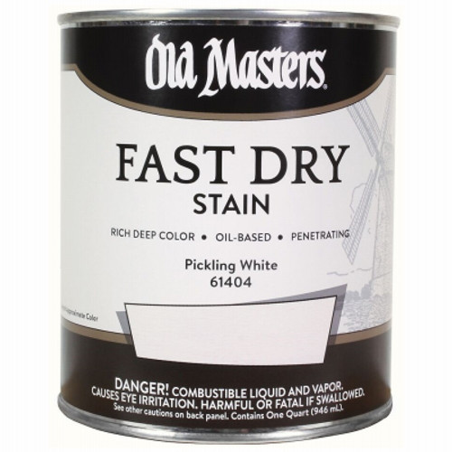 OLD MASTERS 61404 STAIN OB FAST DRY PICKLING WHT