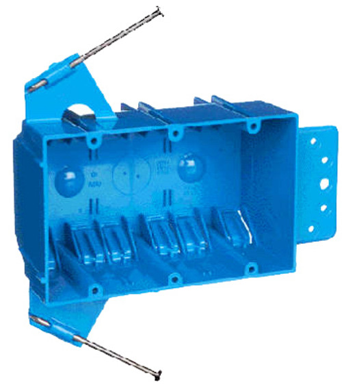 ABB INSTALLATION PRODUCTS B344AB NEW WORK SWITCH & OUTLET BOX, 3-GANG