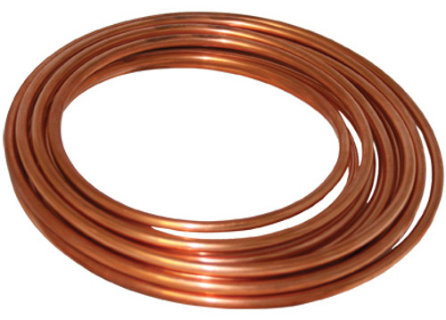 B&K D 04020P COPPER REFRIGERATOR TUBE, 0.25-IN. X 20-