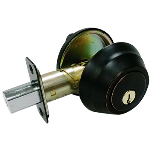 TAIWAN FU HSING INDUSTRIAL CO DB7X71 KA2 WAVELET SINGLE-CYLINDER DEADBOLT, AGED B