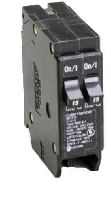 EATON BD3030 TANDEM CIRCUIT BREAKER, SINGLE POLE, 2-3