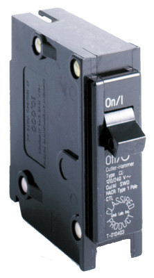 EATON CL115CS CIRCUIT BREAKER, UL, SINGLE POLE, 15A, 1
