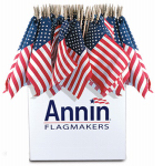 ANNIN FLAGMAKERS 41294 U.S. HANDHELD FLAG, 8 X 12-IN. ANNIN FLAGMAKERS 41294 U.S. HANDHELD FLAG, 8 X 12-IN.