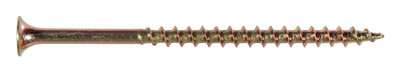 HILLMAN GROUP 48583 WOOD SCREWS, STAR, ZINC & YELLOW DICHROM