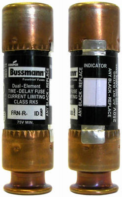COOPER BUSSMANN BP/FRN-R-30ID FUSETRON DUAL-ELEMENT TIME-DELAY FUSE, 3
